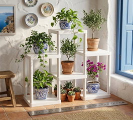 Hanah Home Sakura Flower - White Estantería Plástica Multiusos